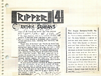ANGRY SAMOANS Metal Mike Scrapbook 1980 – P.J. Galligan on Lead Guitar Page 22